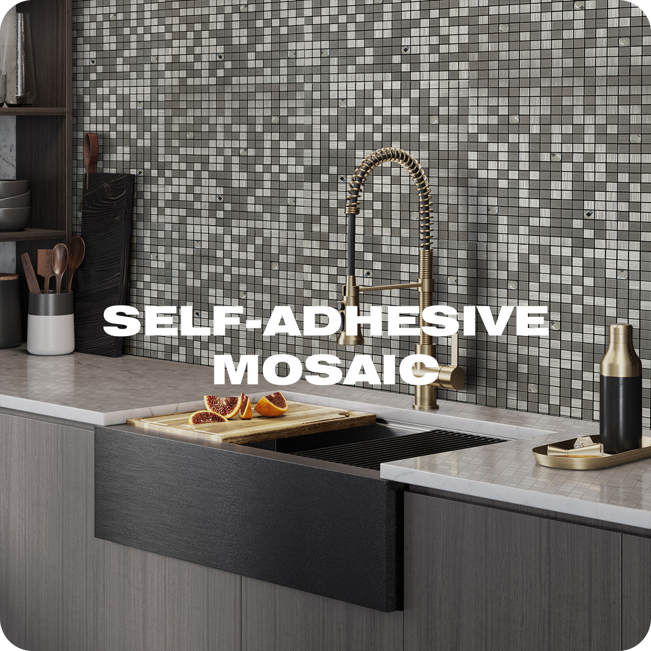 SELF-ADHESIVE MOSAIC