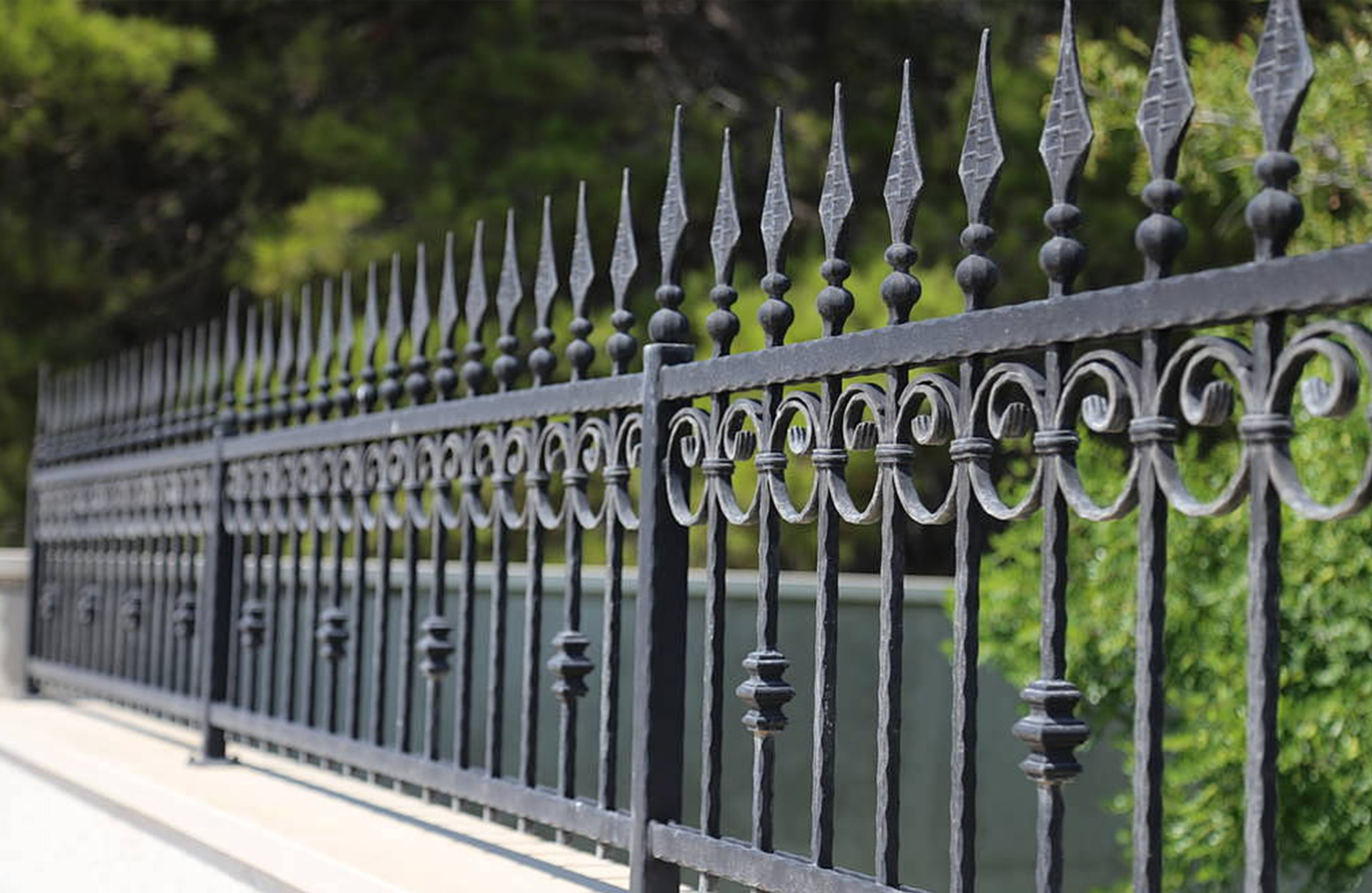 Iron Fence and Decoration